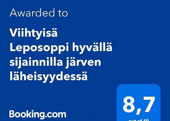 Viihtyisae Leposoppi Hyvaellae Sijainnilla Jaerven Laeheisyydessae *