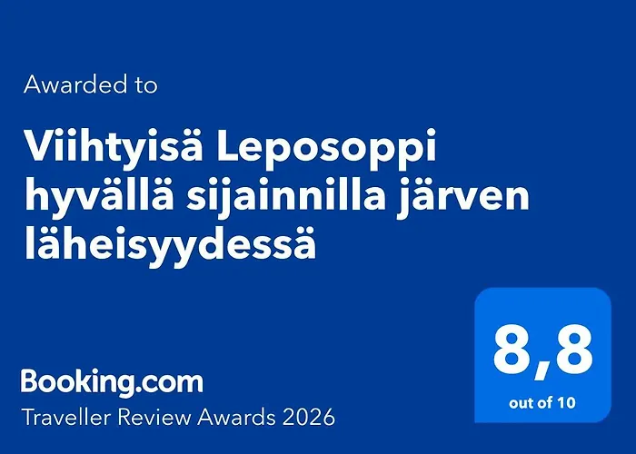 Viihtyisae Leposoppi Hyvaellae Sijainnilla Jaerven Laeheisyydessae